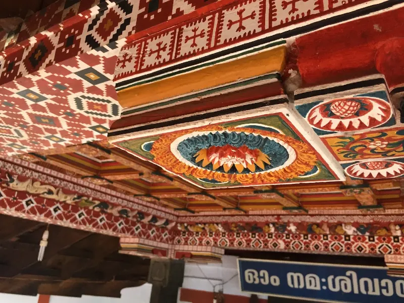 Temple Mural Art